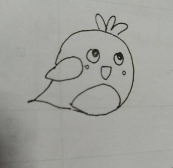 可爱的小鸟怎么画
