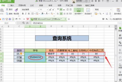 怎样在excel中设置查询功能