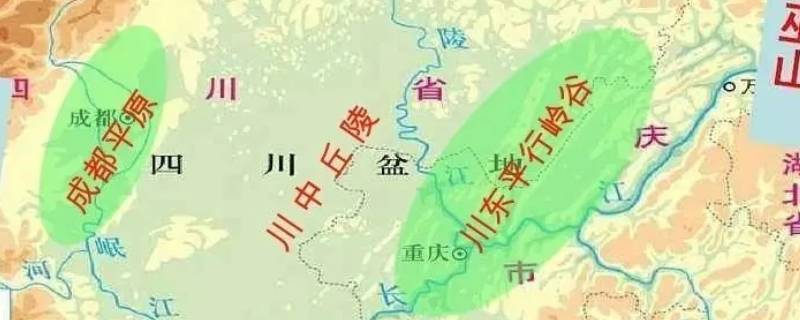 四川盆地面積