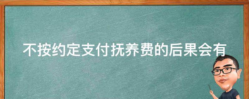 不按约定支付抚养费的后果_会有哪些法律后果？