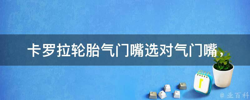 卡罗拉轮胎气门嘴(选对气门嘴，让你的爱车更安全)