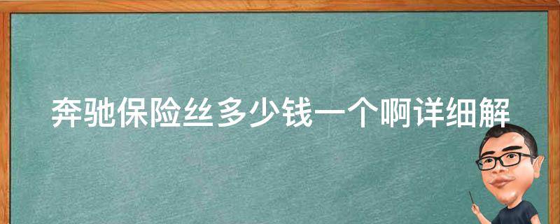 奔驰保险丝多少钱一个啊_详细解答及购买建议