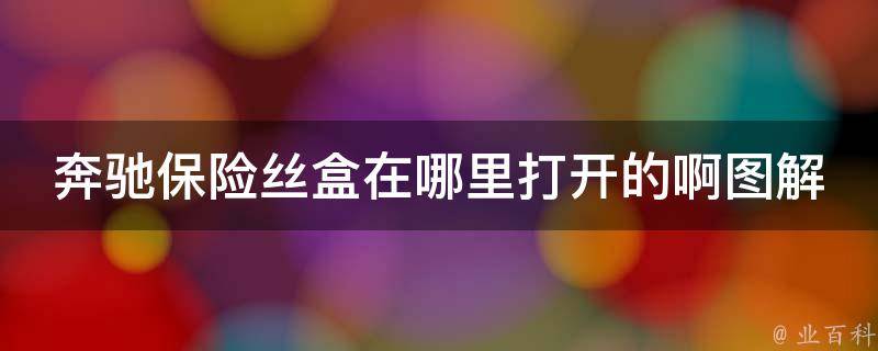 奔驰保险丝盒在哪里打开的啊图解_详细解析奔驰保险丝盒位置及打开方法