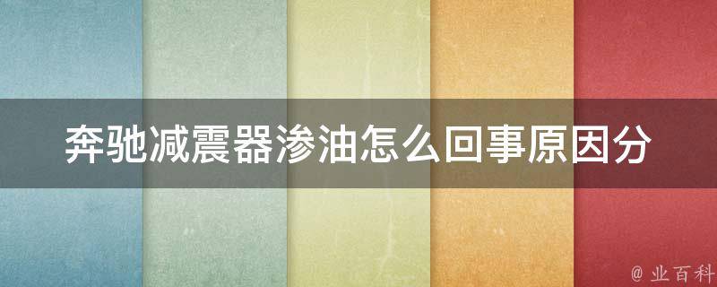 奔驰减震器渗油怎么回事_原因分析及解决方法