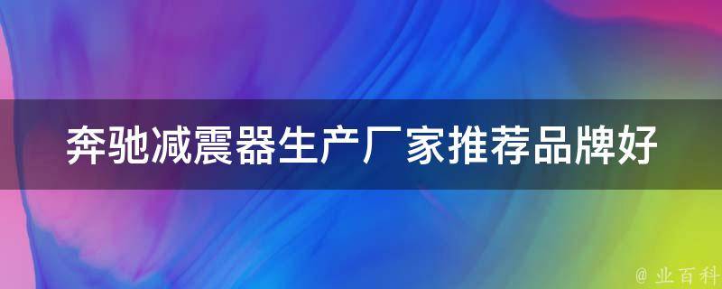 奔驰减震器生产厂家推荐_品牌好的有这些