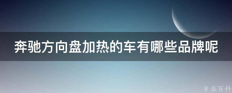 奔驰方向盘加热的车有哪些品牌呢(豪华品牌车型推荐及**对比)