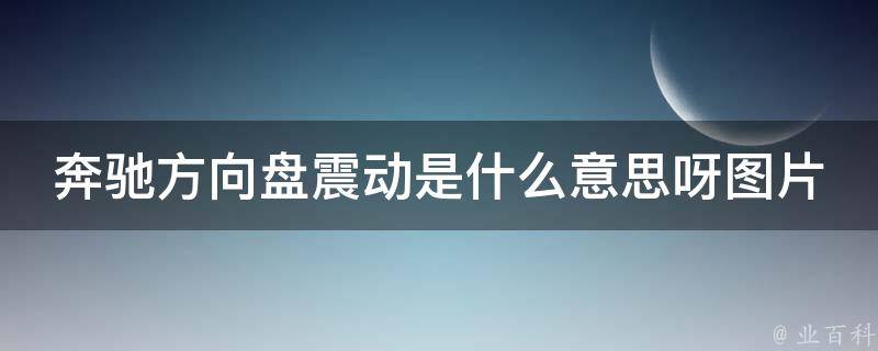 奔驰方向盘震动是什么意思呀图片(详解原因及解决方法)