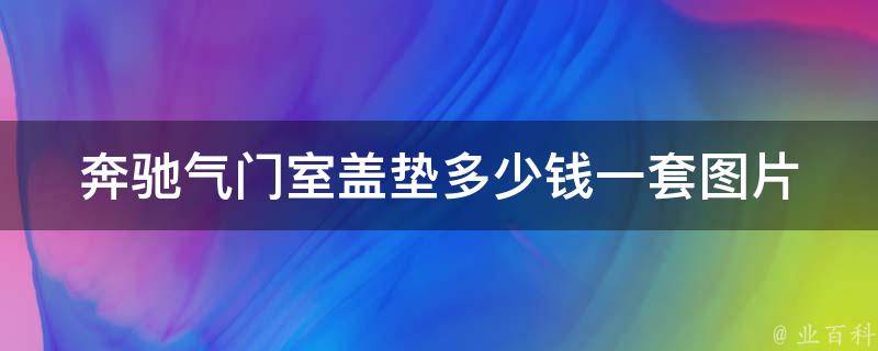 奔驰气门室盖垫多少钱一套图片