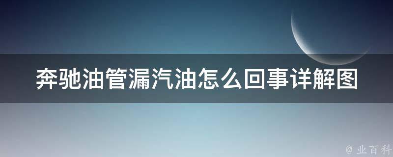 奔驰油管漏汽油怎么回事_详解图片+解决方法