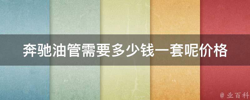 奔驰油管需要多少钱一套呢_**对比及购买建议