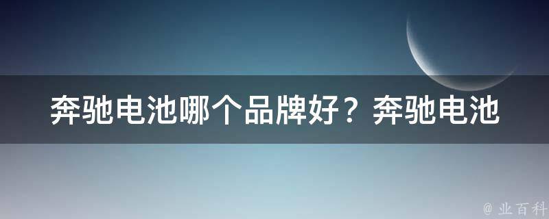 奔驰电池哪个品牌好？_奔驰电池推荐车型及品牌对比