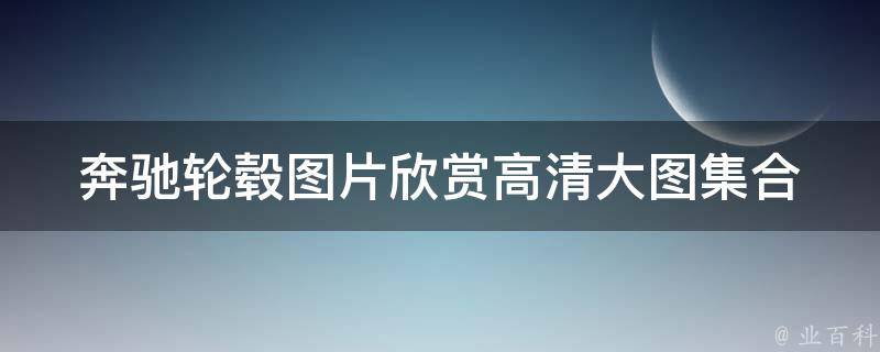 奔驰轮毂图片欣赏_高清大图**，精选经典款式和流行元素