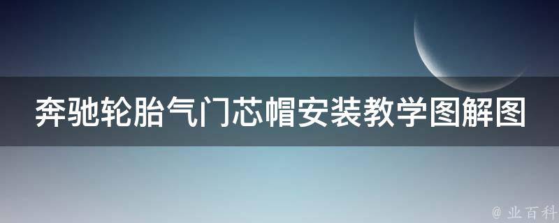 奔驰轮胎气门芯帽安装教学图解图片_轻松DIY，快速学会安装技巧