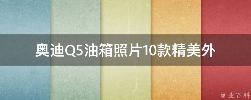 奥迪Q5油箱照片_10款精美外观展示