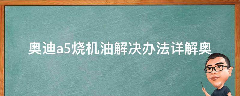 奥迪a5烧机油解决办法_详解奥迪a5机油烧的原因及解决方案