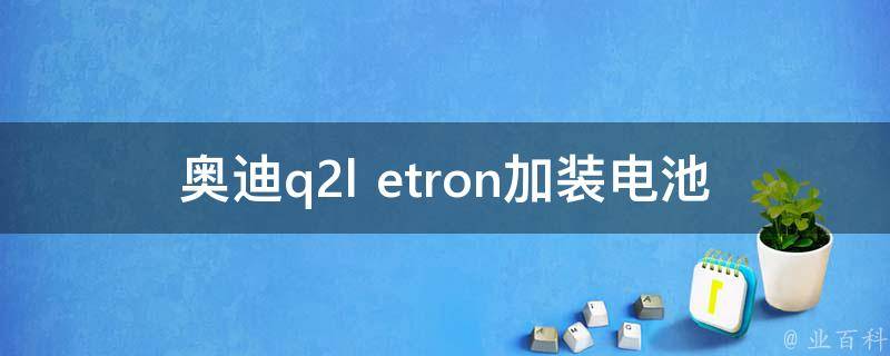 奥迪q2l etron加装电池_详细教程+**对比