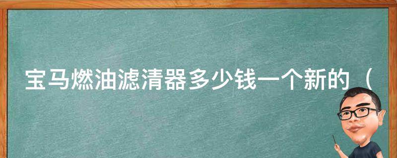 宝马燃油滤清器多少钱一个新的_详细了解宝马燃油滤清器**和更换方法。