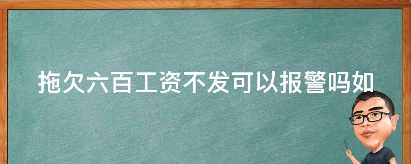 拖欠六百工资不发可以**吗_如何维护自己的合法权益