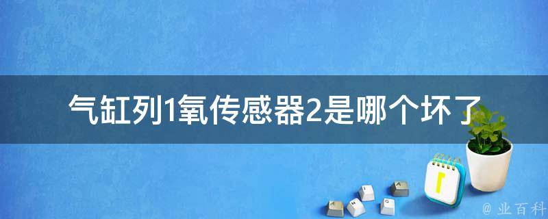 气缸列1氧传感器2是哪个坏了_汽车故障排查技巧及解决方法