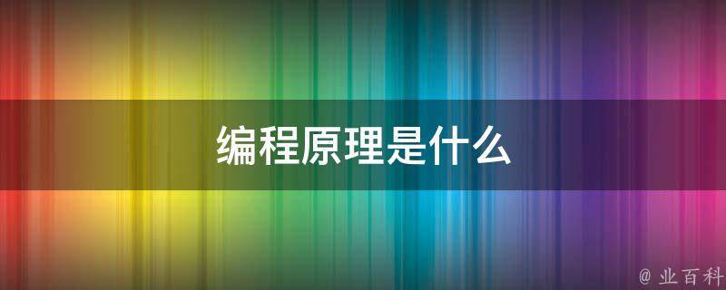 从编程基础到高级应用，掌握机器人程序的核心技术 (编程从入门到实践)