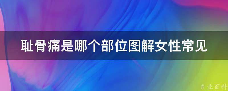 耻骨痛是哪个部位图解_女性常见症状、治疗方法和注意事项