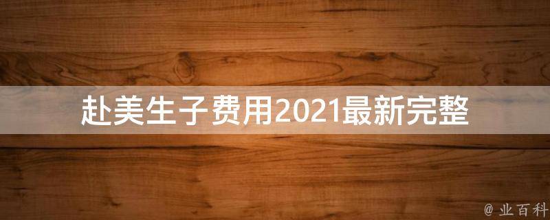 赴美生子费用_2021最新完整指南 - 找家有美宝官网，了解美国生子费用、医疗保险、签证等全方位信息。