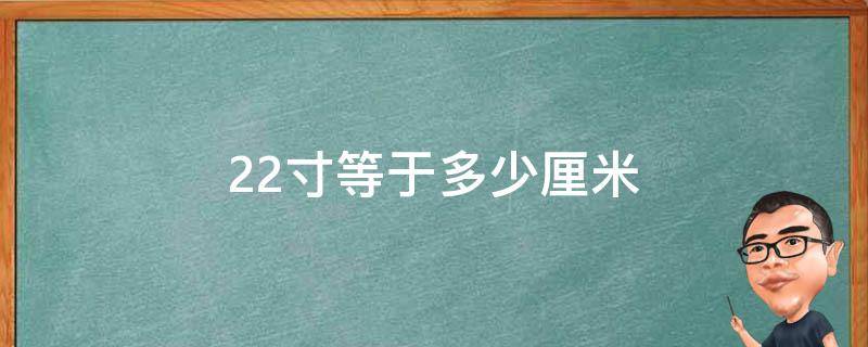 22寸等于多少厘米 