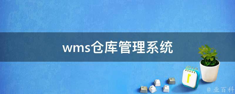 wms仓库管理系统 