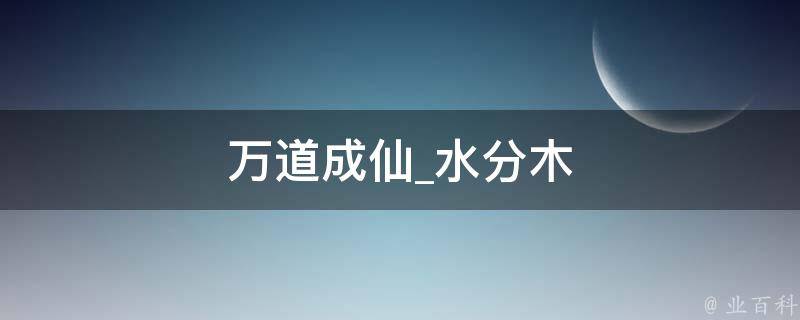 万道成仙