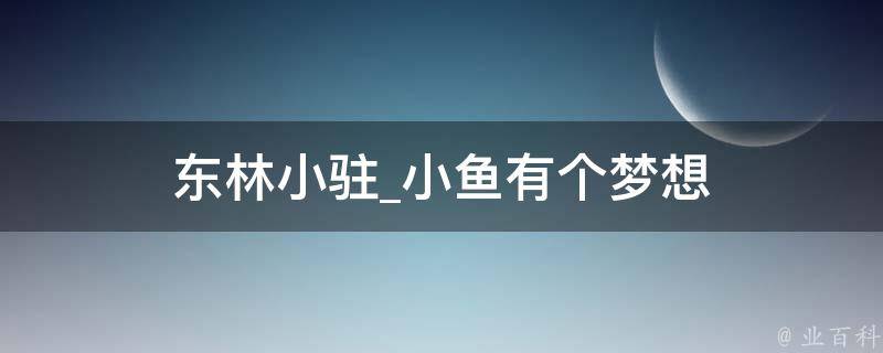 东林小驻