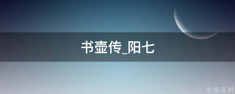 书壶传