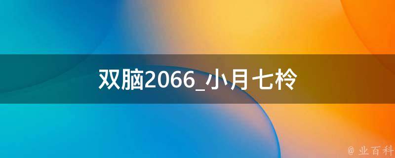 双脑2066