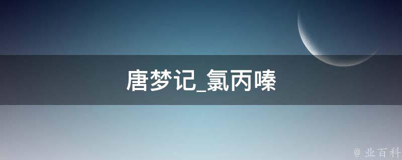 唐梦记