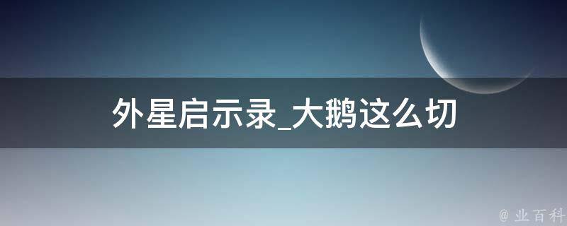 外星启示录