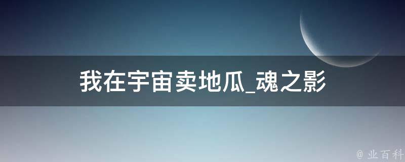 我在宇宙卖地瓜