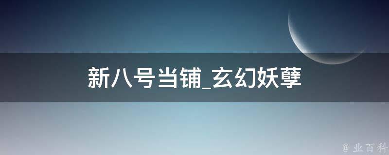 新八号当铺