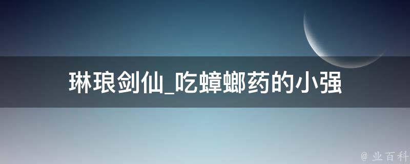 琳琅剑仙