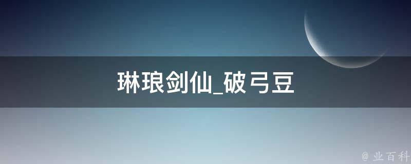 琳琅剑仙