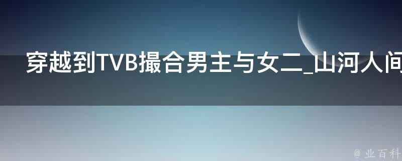 穿越到TVB撮合男主与女二