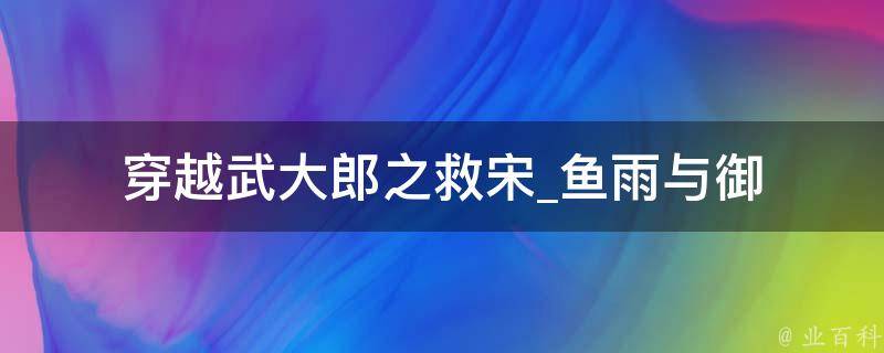 穿越武大郎之救宋