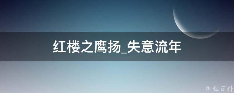 红楼之鹰扬