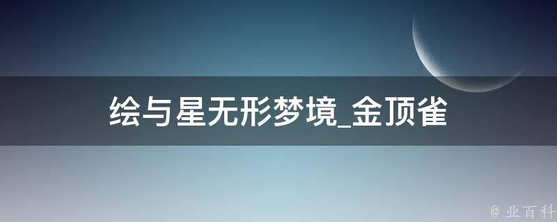 绘与星无形梦境