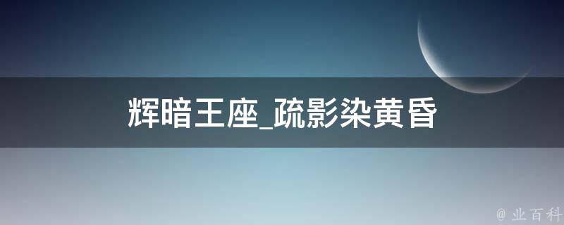 辉暗王座