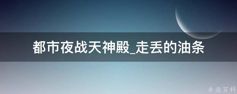 都市夜战天神殿