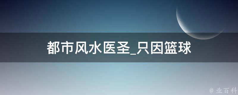 都市风水医圣