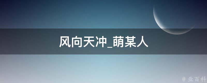 风向天冲