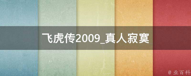 飞虎传2009