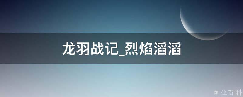 龙羽战记